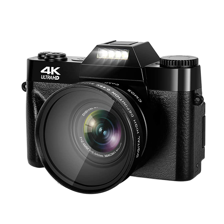 Appareil Photo Numérique 4K 48MP pour Vlogging, Caméra Vidéo YouTube, Kit Vlogueur, Appareil Photo de Voyage